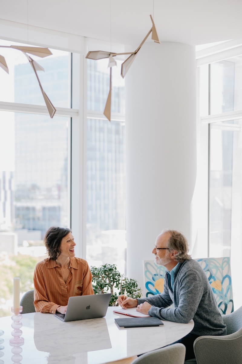 Martha and Murrey Wanstrath working together